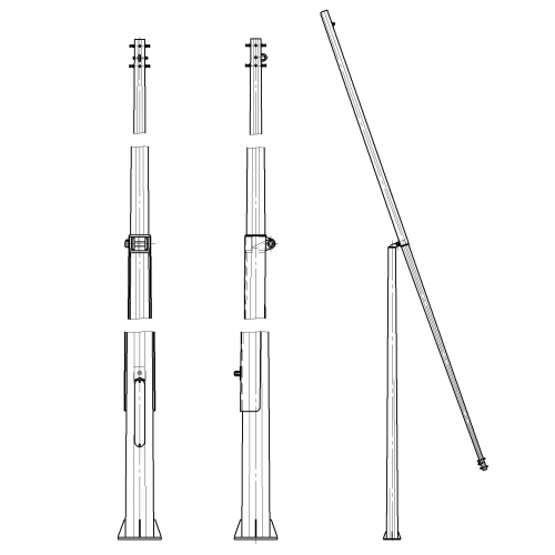 Опора освещения ОГККЗН-7,0